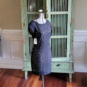 NWOT Zara Black Cutout Fitted Dress 12